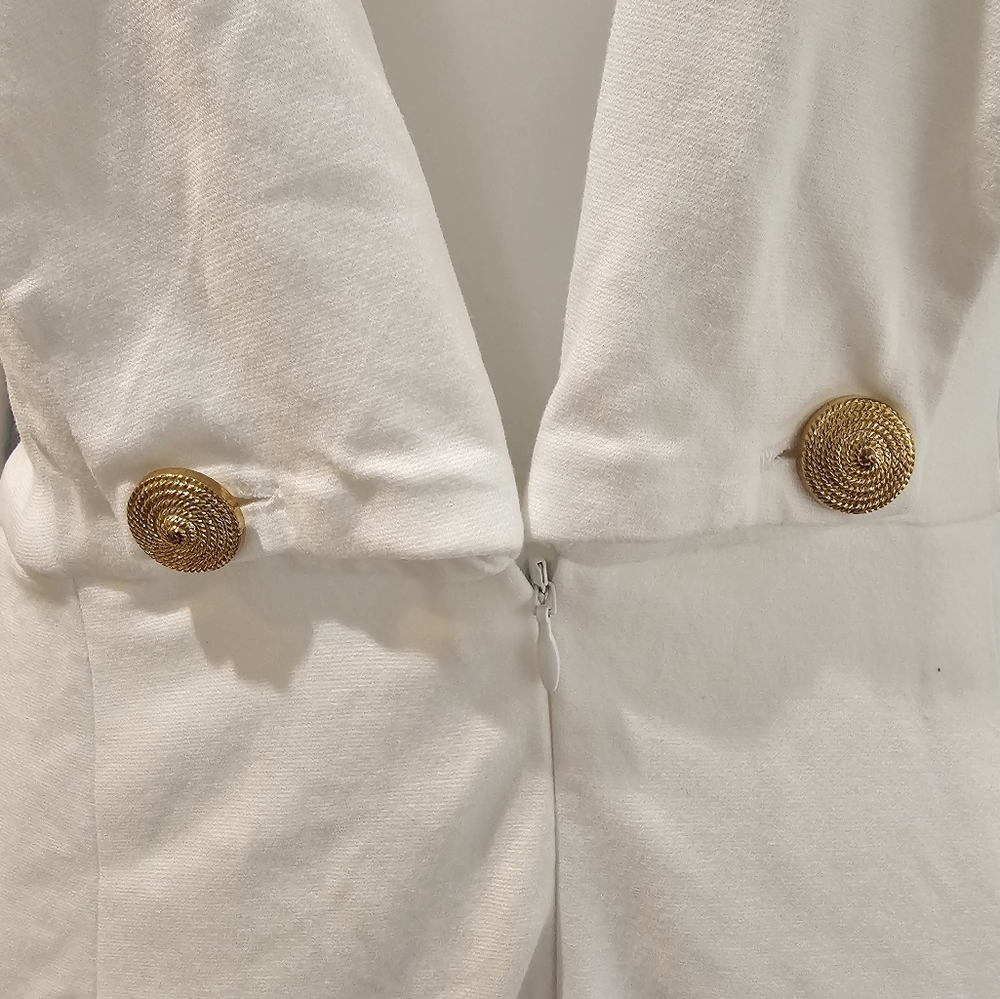 VINTAGE VANDALIZM Dapper Dietrich Jumpsuit (Ivory) - Picture 5 of 6